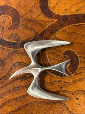 Pewter Bird Brooch